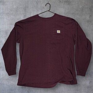 Carhartt Mens Original Fit Long Sleeve T-Shirt Size XL